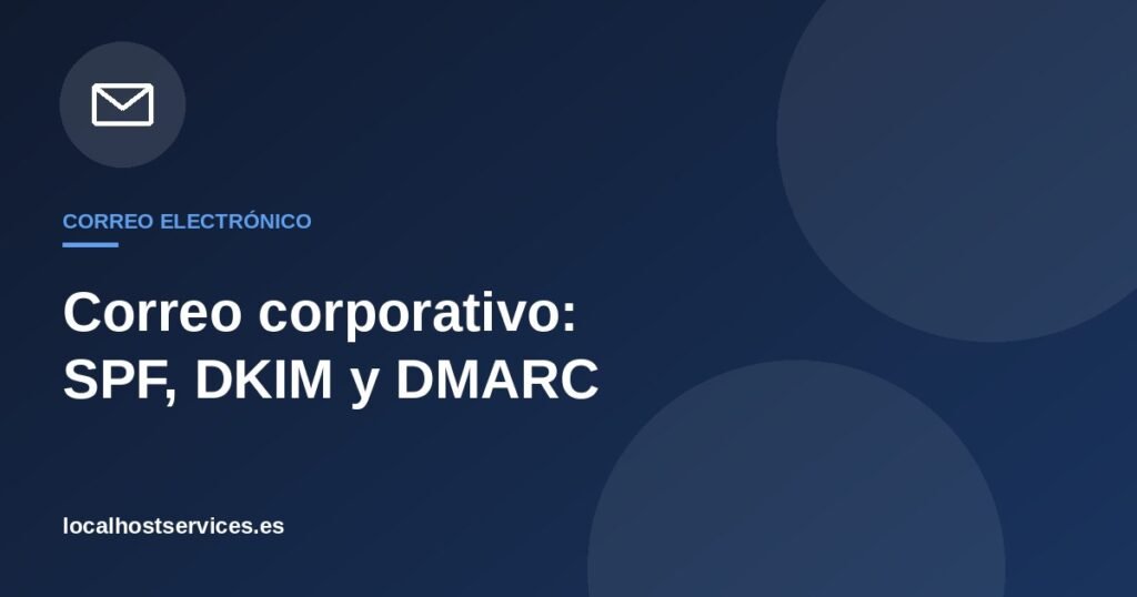 Correo corporativo con SPF, DKIM y DMARC – Localhost Services